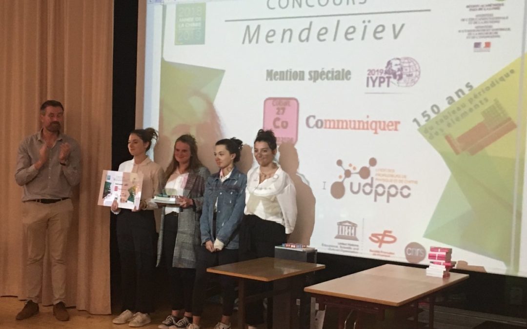 Concours Mendeleïeve : Le lycée Bellevue récompensé