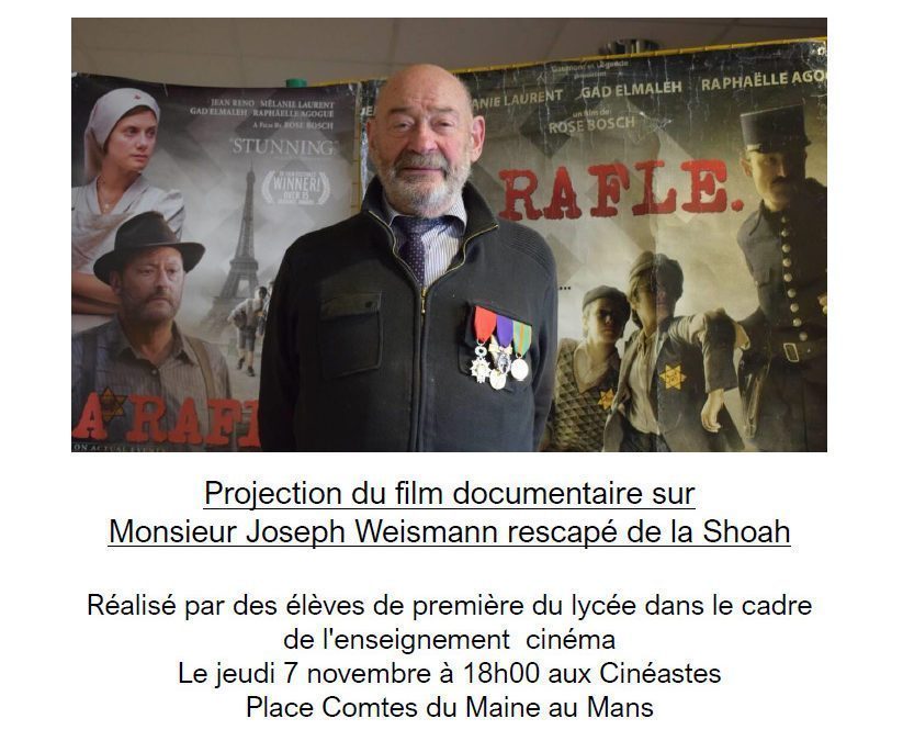 Projection du film documentaire le jeudi 7 novembre à 18h00, aux Cinéastes