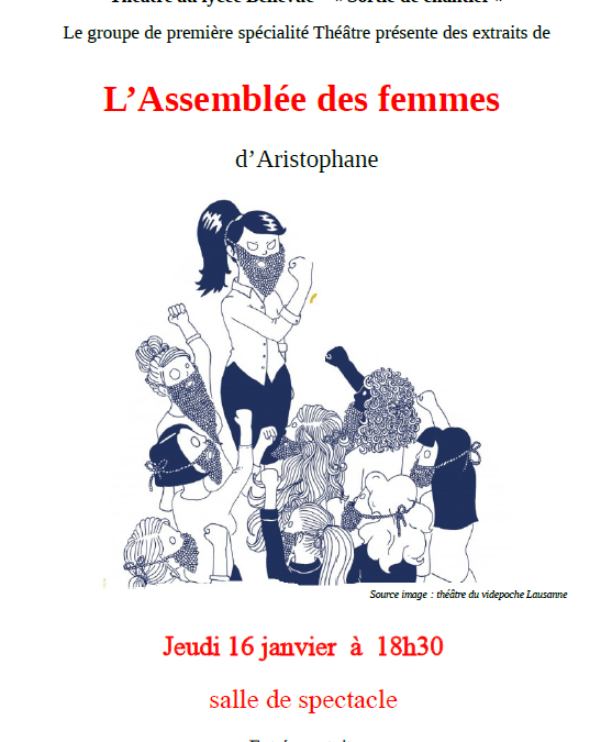 Théâtre : L’Assemblée des femmes d’Aristophane