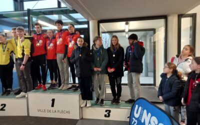 Une belle 3ème place aux départementaux de LASER RUN