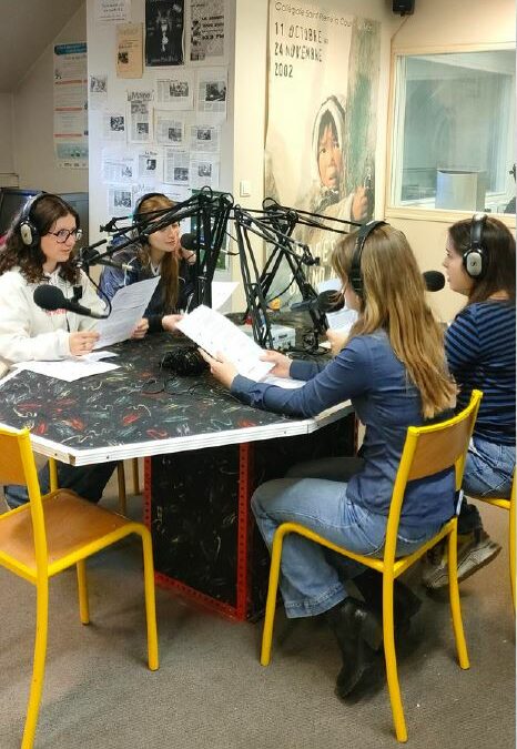 Émission enregistrée sur Cartable FM et créée par les élèves ayant participé au projet erasmus en Grèce