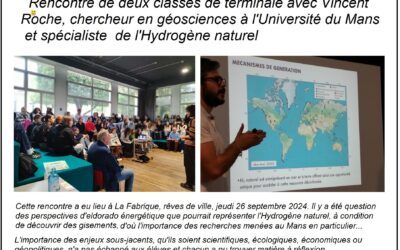 Rencontre avec Vincent Roche, chercheur en géosciences à l’Université du Mans et spécialiste de l’Hydrogène naturel